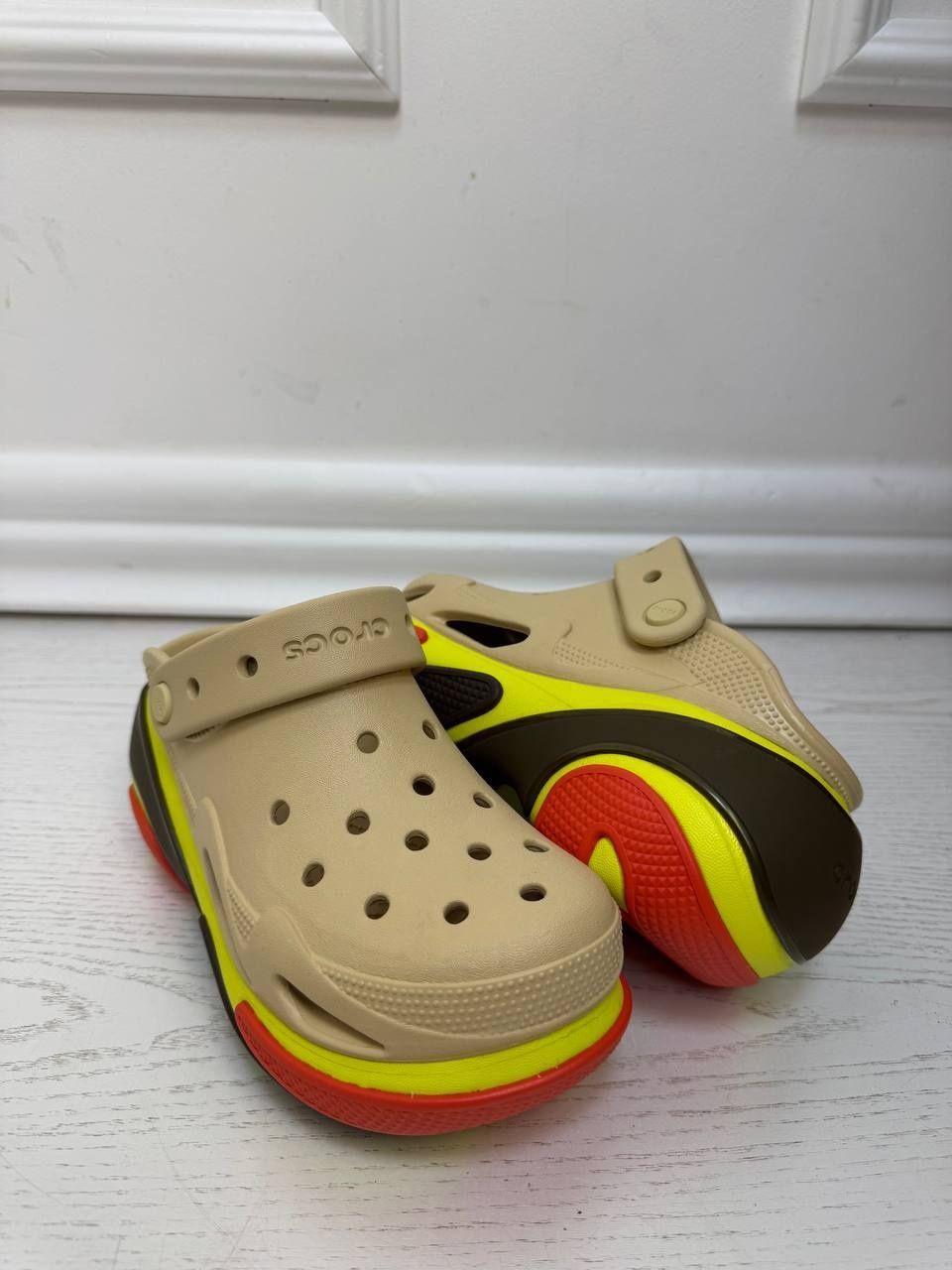 Жіночі сабо на платформі Crocs Bubble Crush Clog крокси Новинка літа