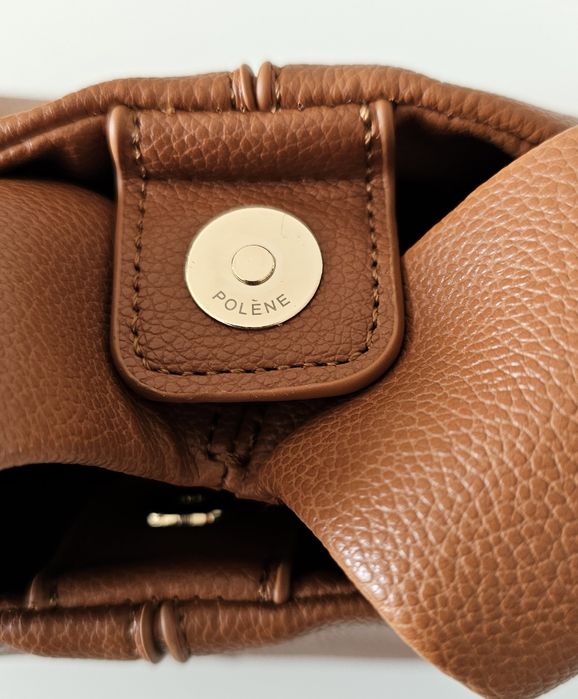 Torebka camel skóra naturalna  styl francuski
