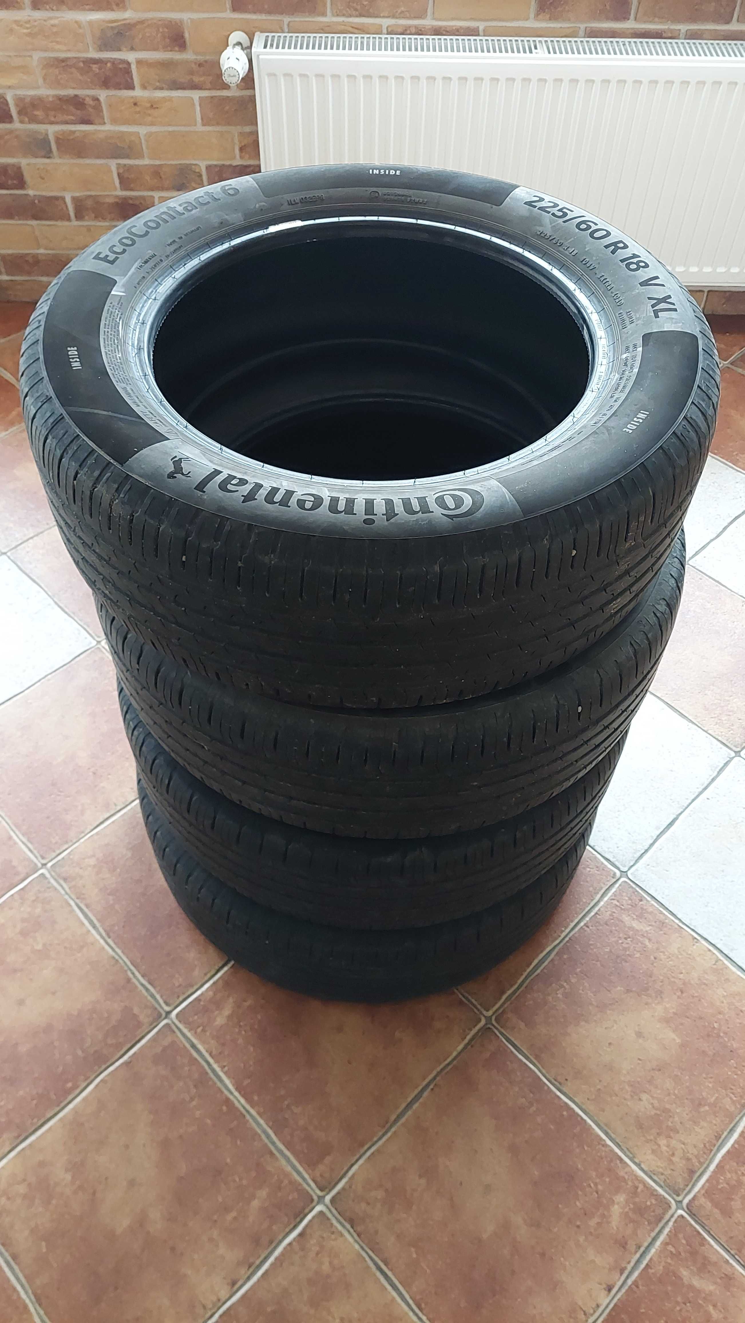 Opony letnie Continental EcoContact 6 225/60 R18 V XL 4 sztuki