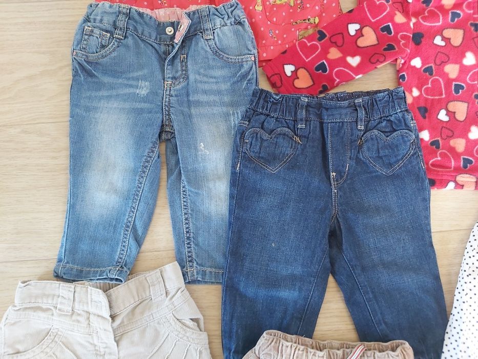 Wiosna Lato Paczka ciuszków 6-9m zara, next, h&m