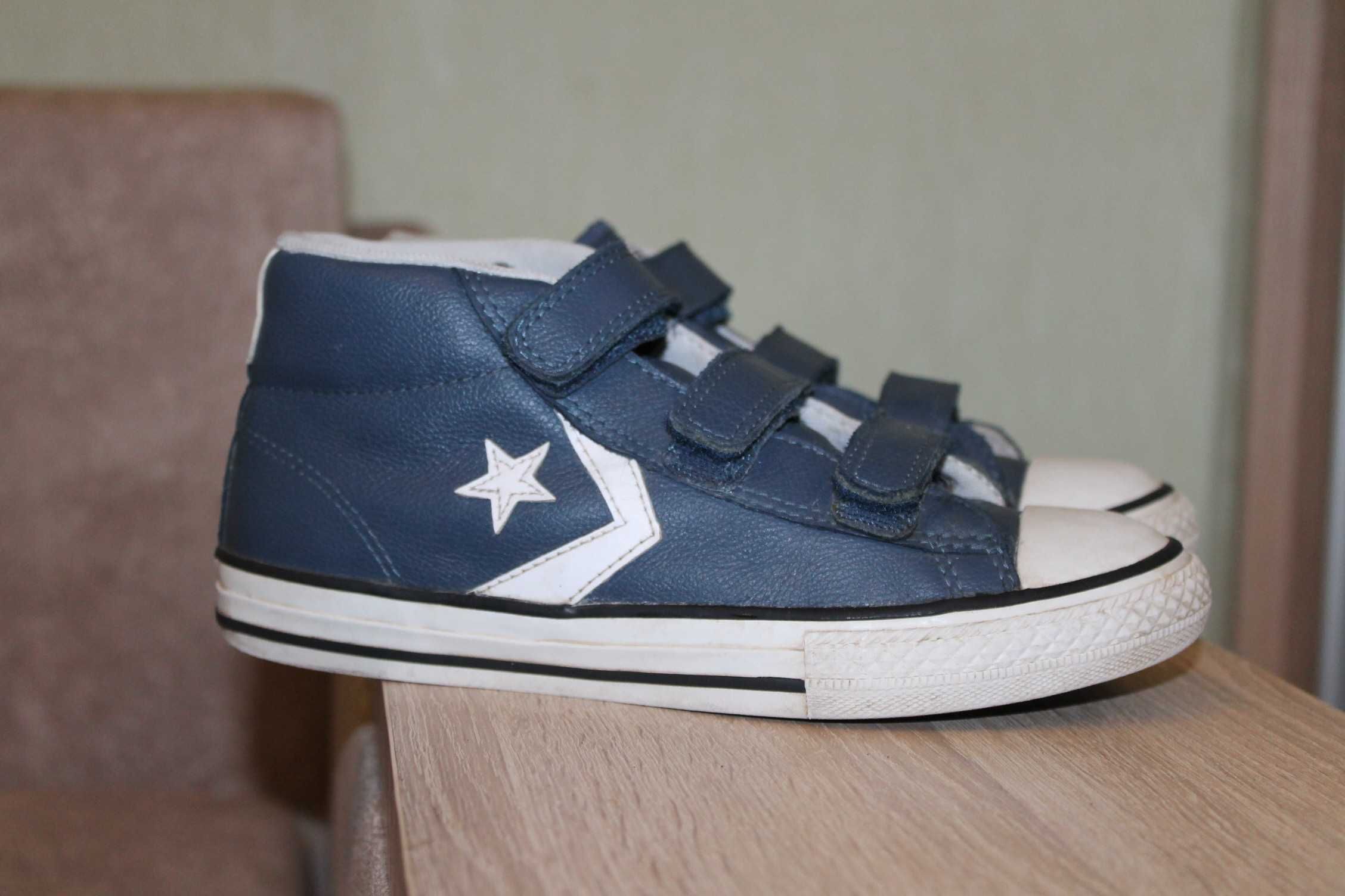 Кожаные кеды мокасины Converse cons. Размер 35.Стелька 22,5 см