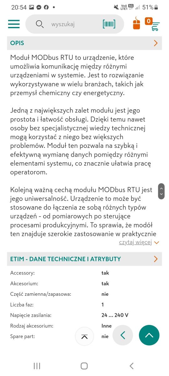 CIM 200 Moduł MODbus RTU