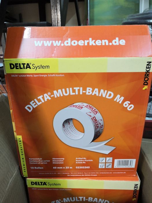 Лента,скотч DORKEN Delta-Multi-Band M60 P100,  
Eurovent