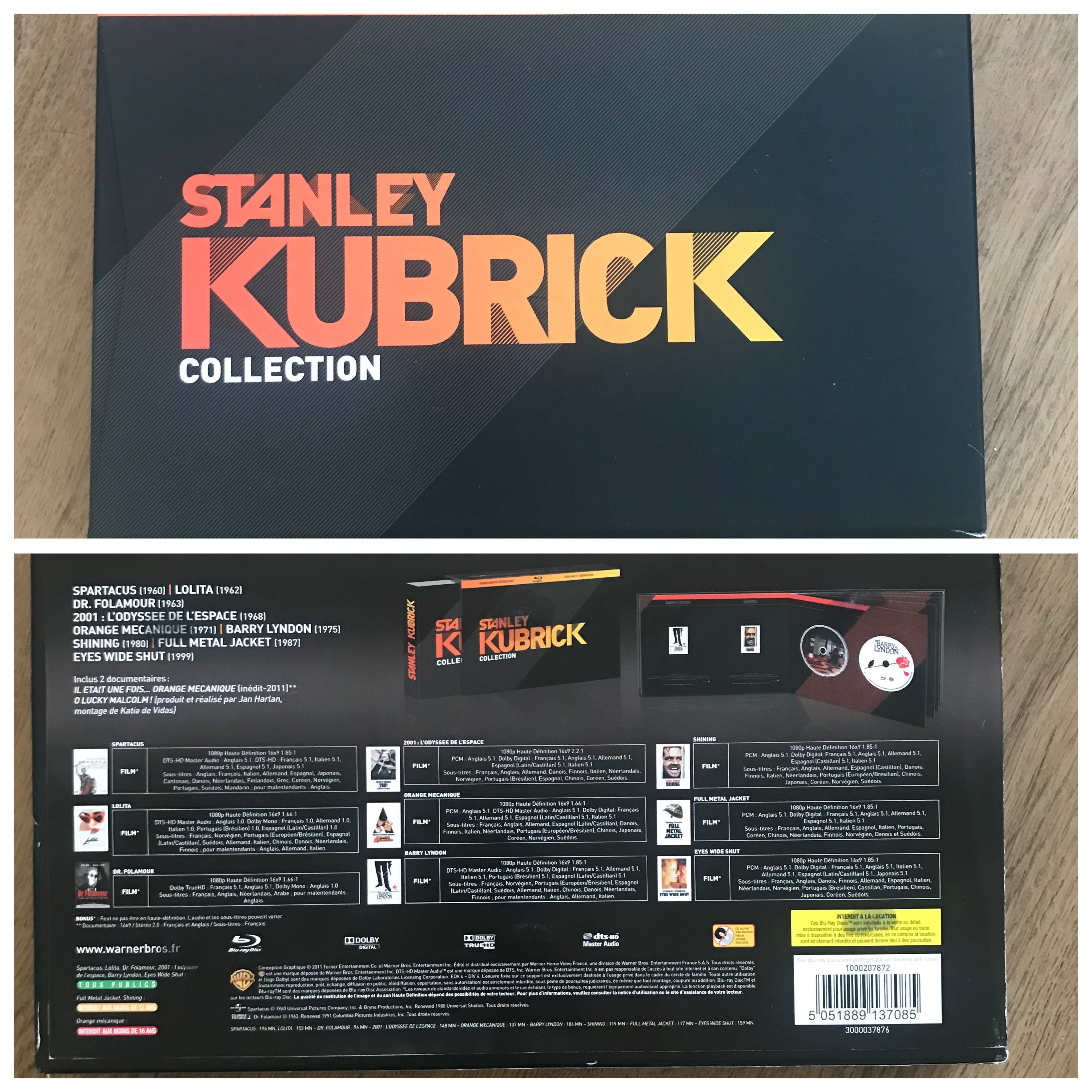 Kolekcja 9 filmów na Blu-ray-Stanley Kubrick-wyjątkowym pudełku