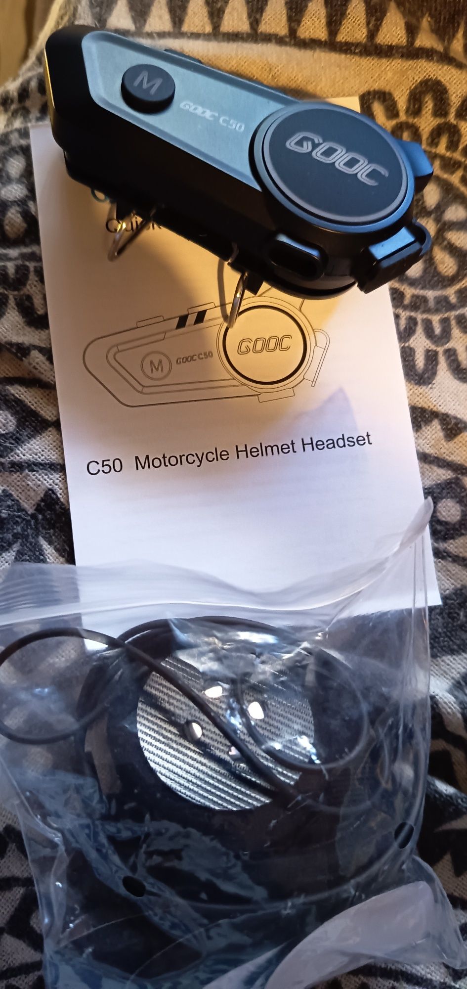 Helmet Headset - earphone