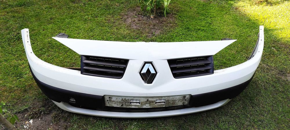 Zderzak przedni Renault Megane 2 przed lift biały 0V369