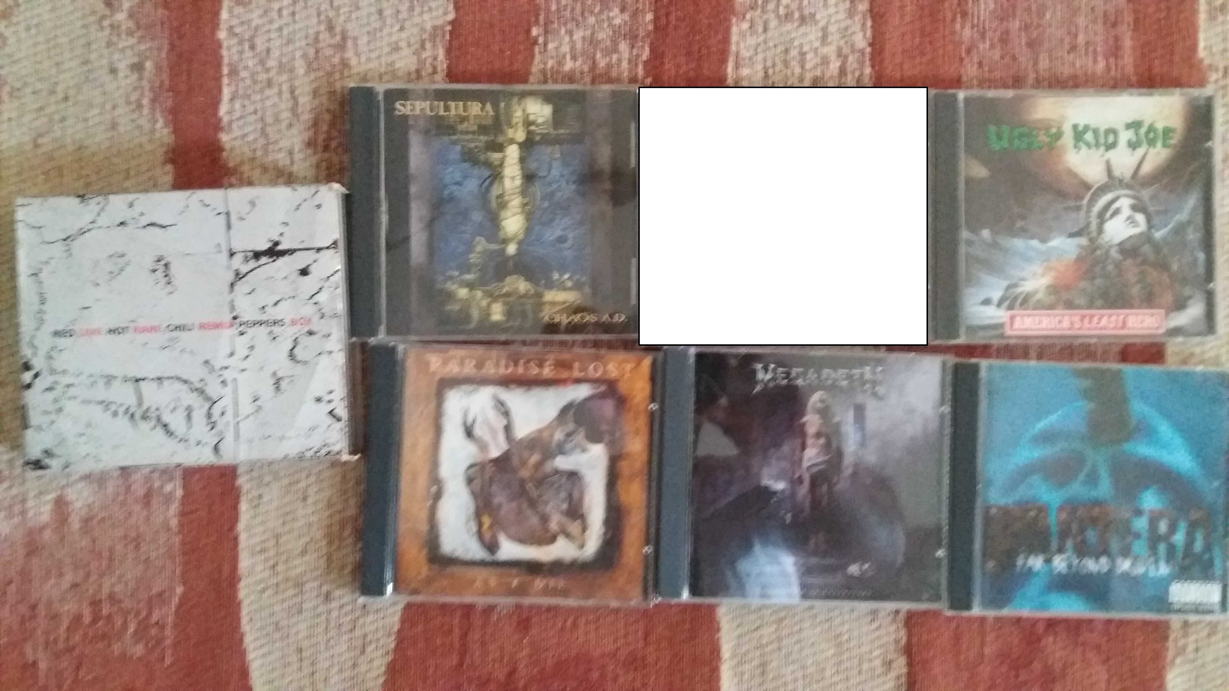 Metallica moonspell nephilim red hot chilli peppers et al cds raros