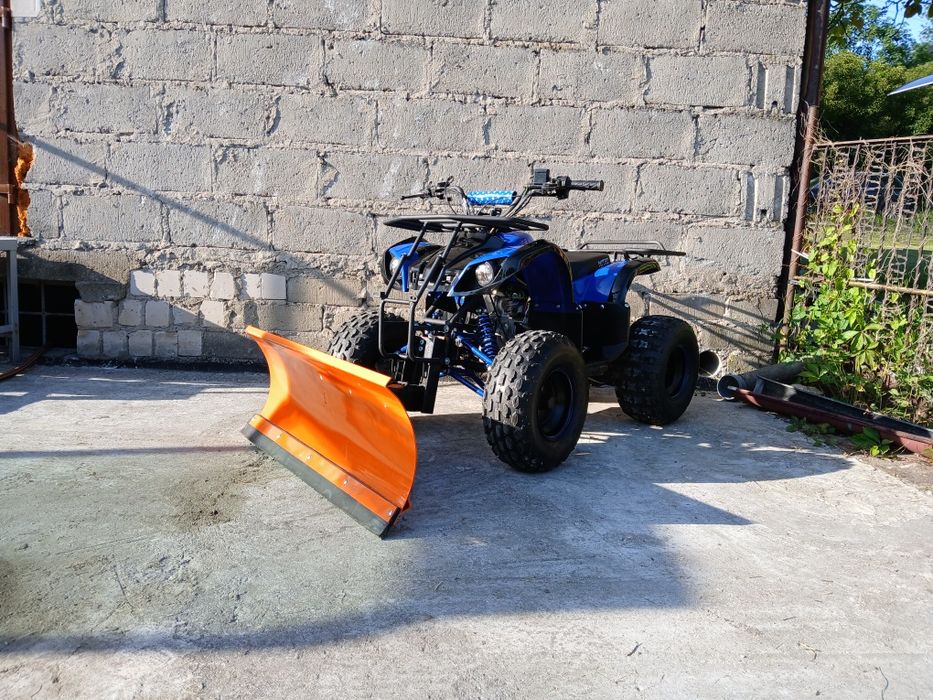 Quad 110 spalinowy 3 biegi, wsteczny  + pług do odśnieżania kxd