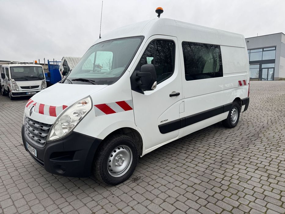 Renault Master 2013r. 7osób Brygadówka KLIMATYZACJA L2H2  Sprinter Jumper Crafter Movano Duvato Boxer Transit Doka Dobelkabina D