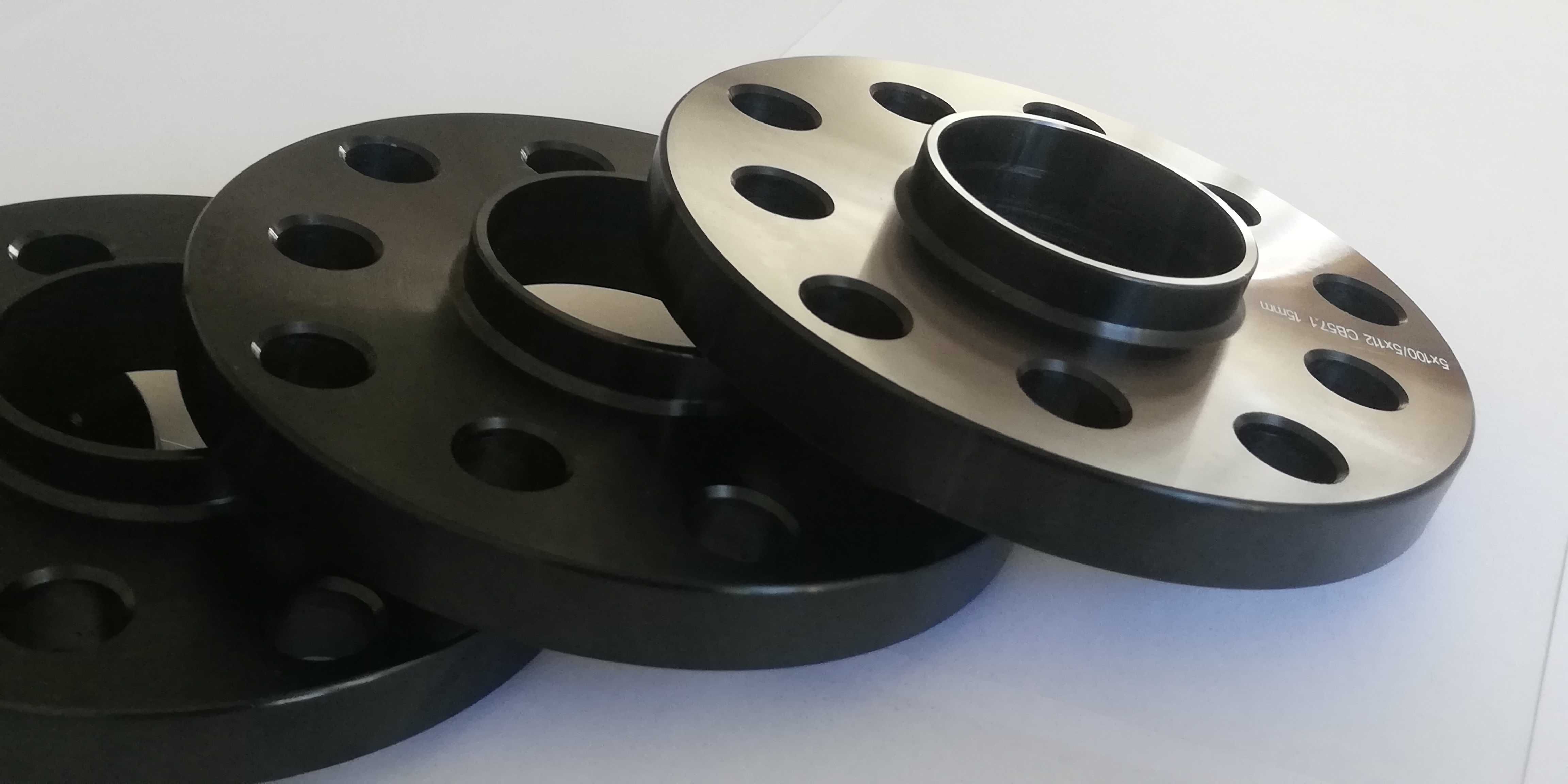 Nowe! Dystanse 15mm 5x100 5x112 57,1mm Audi VW Skoda Seat czarne