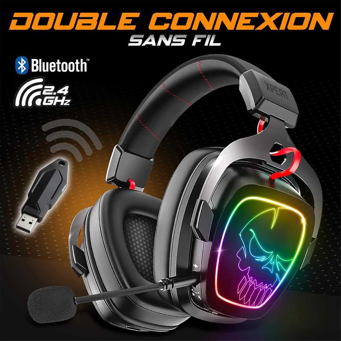 Spirit Of Gamer Bezprzewodowy zestaw słuchawkowy Bluetooth RGB PS5 PS4