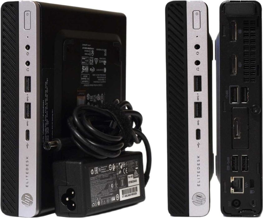 Неттоп HP EliteDesk 800 G5 mini 35W (i7-8700T/8GB DDR4/Wi-Fi/2xm.2/W)