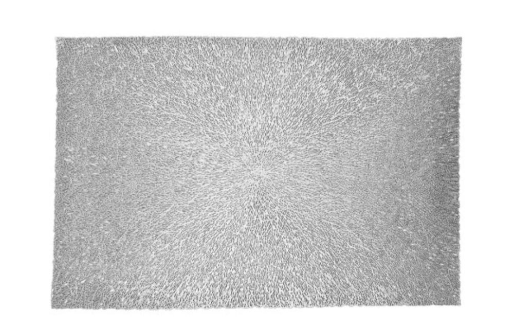 4 sztuki Podkładka na stół pod talerz mata P01 prostokątna Silver 45 c