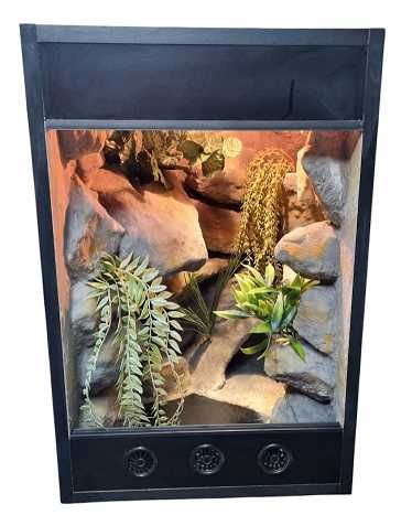 Terrarium  dla gekona  orzęsionego na zamówienie 40x40x60