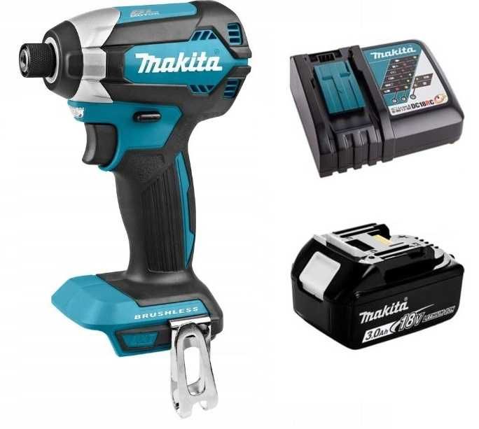 Zakrętarka Makita DTD153Z + akumulator + ładowarka, zestaw, super stan