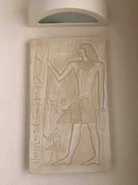 Płaskorzeźba Egipska Egipt Motywy Egipskie Hieroglify