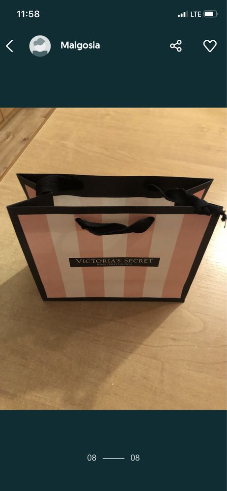 Victoria’s Secret stringi cyrkonie M nowe torebka