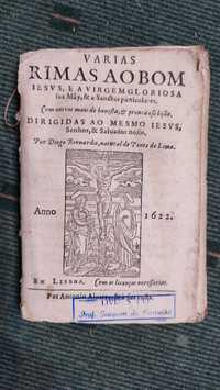 Varias Rimas ao Bom Jesus e a Virgem Gloriosa - 1622