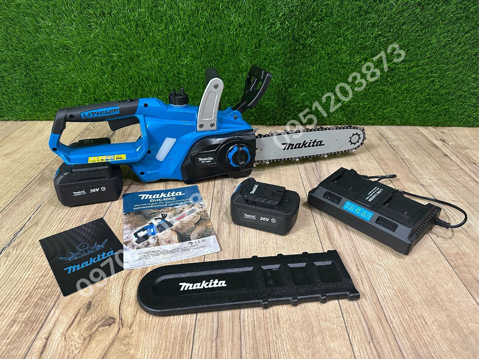 Аккумуляторная цепная пила Makita DUC406Z 36V 5Ah Длина шины 40 см