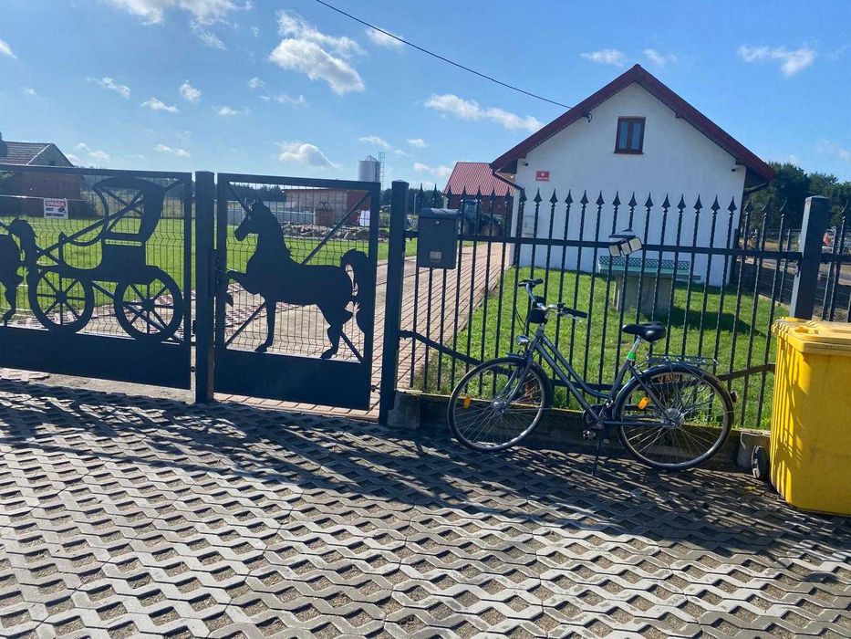 Siedlisko, gospodarstwo rolne w pięknej okolicy, dom ze stajnią