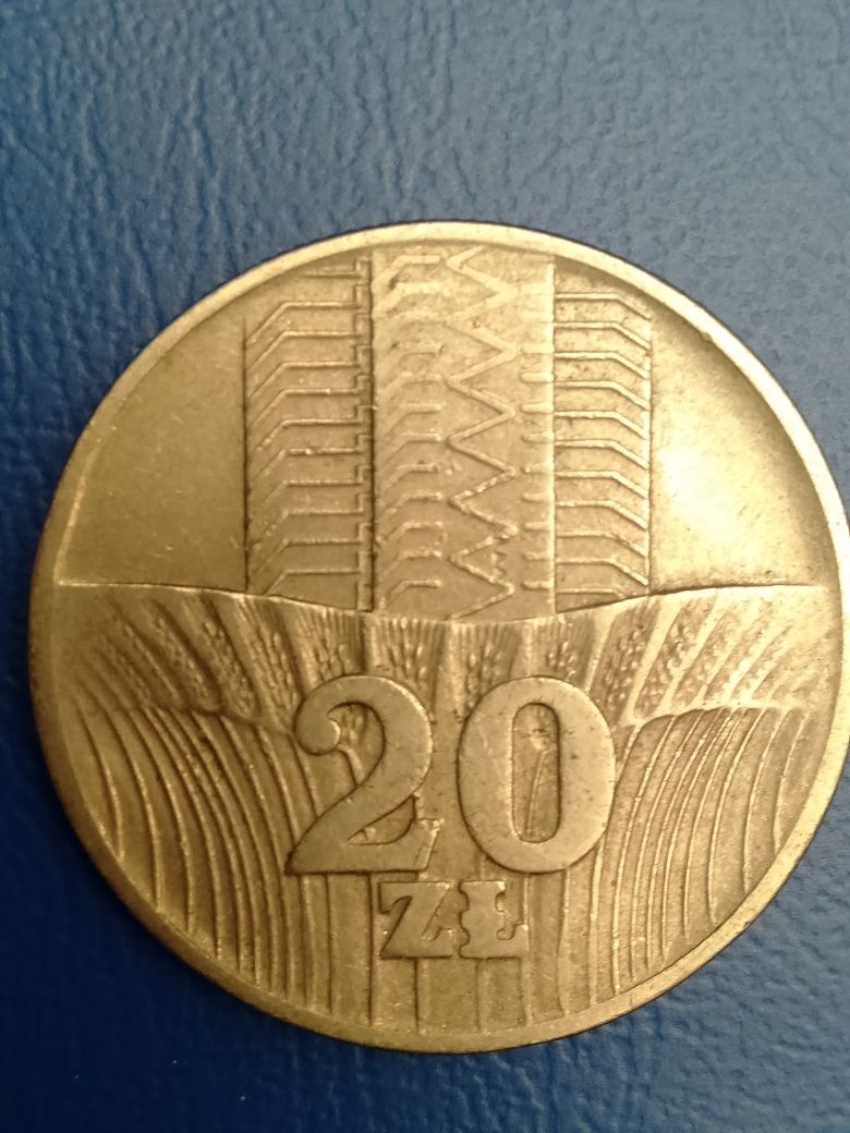 "20 zł" monety z 1973-76