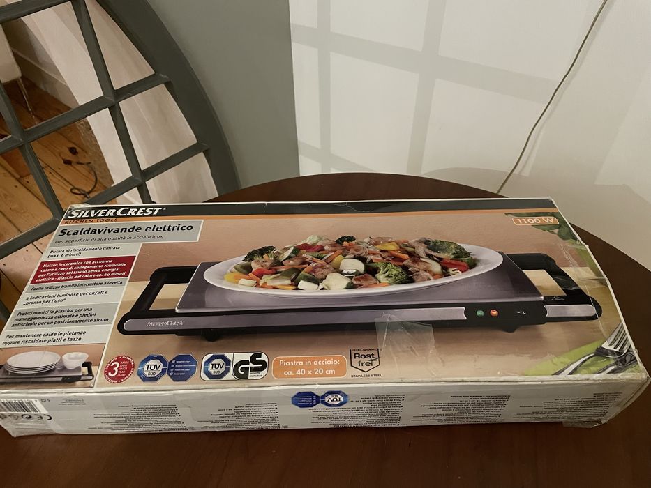 Placa Aquecedora de pratos para apoio a mesa SILVERCREST