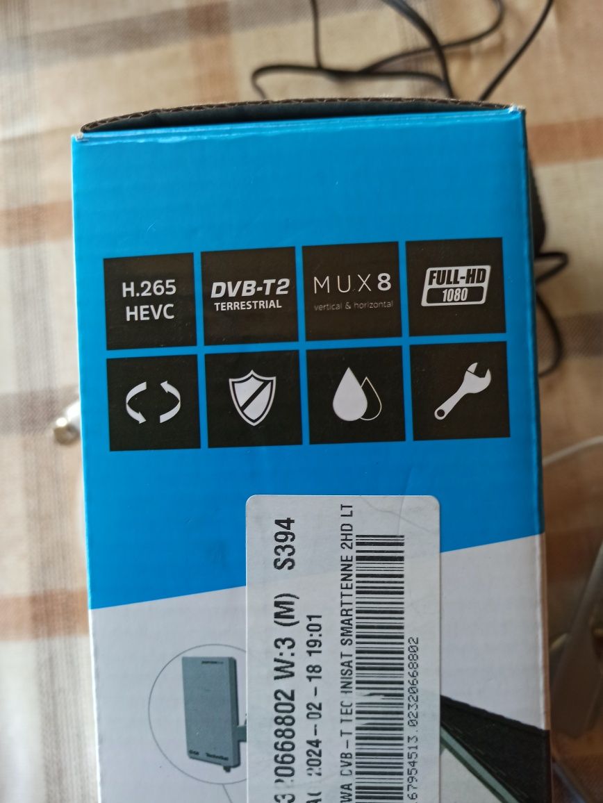 Antena technisat DVB-T2 do naziemnej telewizji cyfrowej