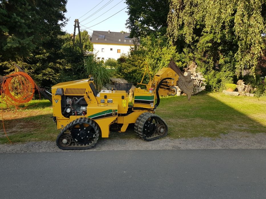 Vermer PTX40 pługoukładacz z wibracyjn  koparka łańcuchowa  koparka ła