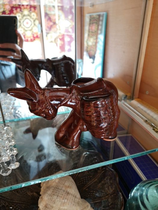 Антикваріат. Віслюк порцеляновий. Керамический осел. Керамика. Сувенир