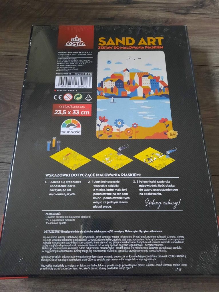 Nowy zestaw do malowania piaskiem Sand Art