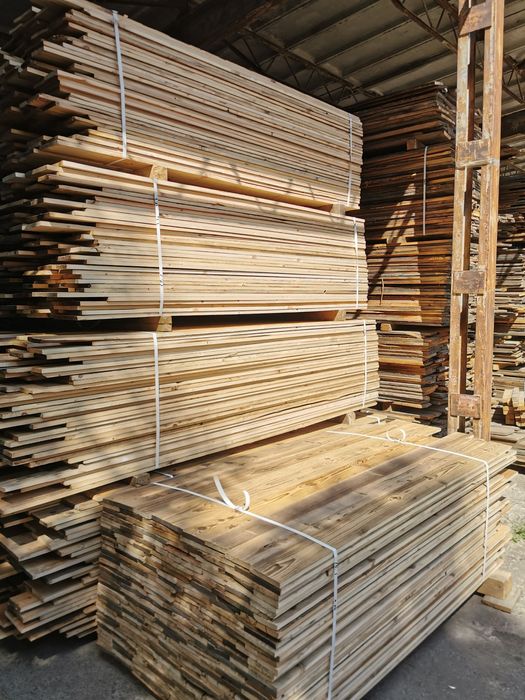 Stare deski z rozbiórek szczotkowane