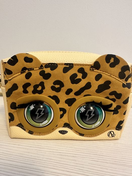 Spin masters purse pets interaktywna torebka leopard lampart beż