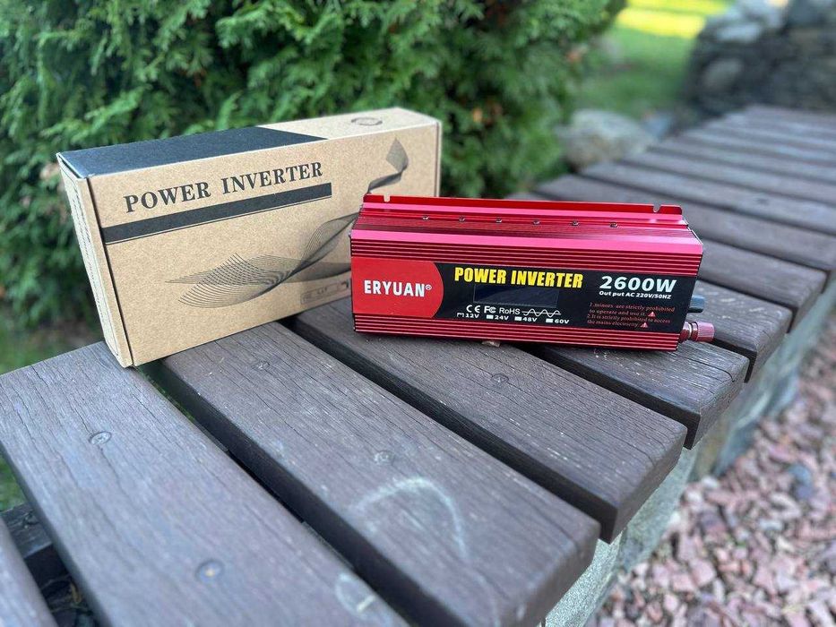 Преобразователь Інвертор Инвертор 12-220W SINUS CJ-2600W (Для хол.кот)