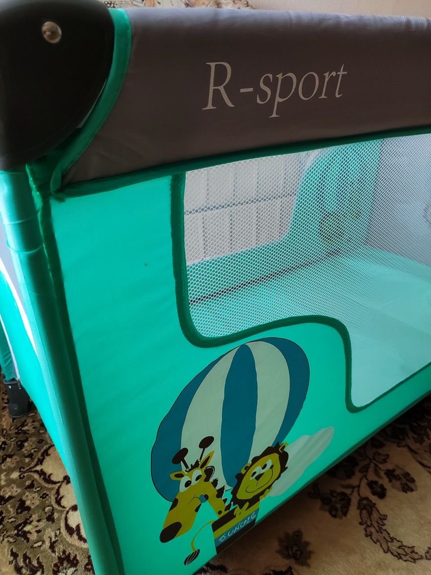 Детская кроватка - складной манеж R-Sport