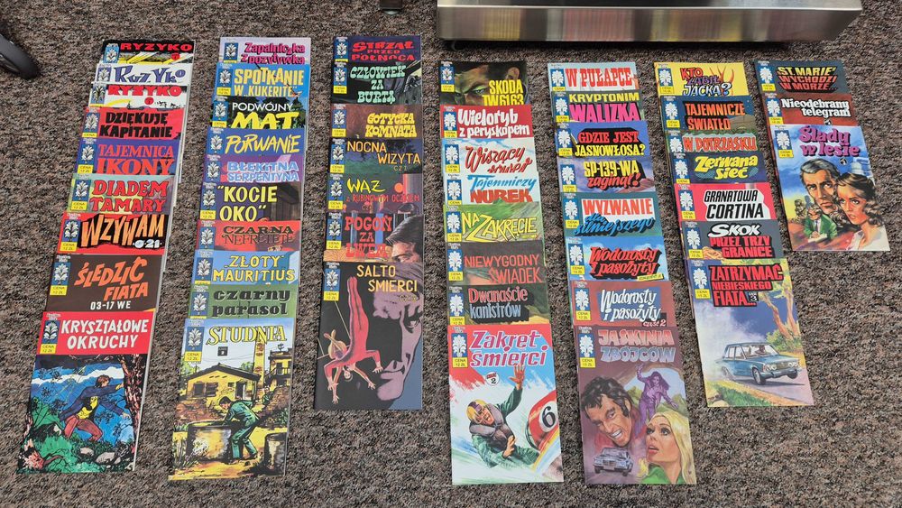 nowy komiks kapitan żbik ongrys 52 sztuki + 15 sztuk okładki B