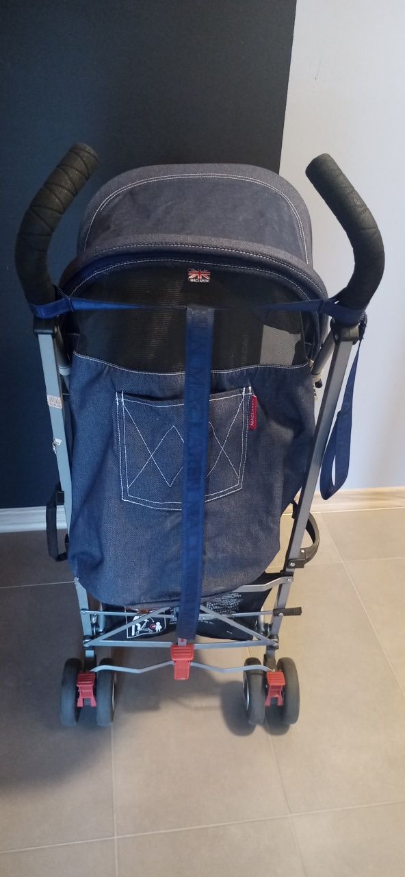 Maclaren Quest Sport Denim Indigo Spacerowy