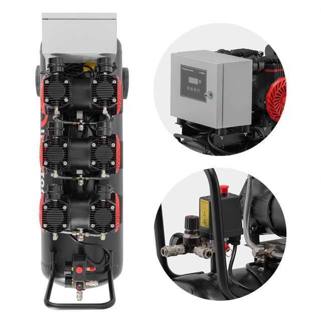 Компресор 100 л, 8 aтм, безмасляний, 2800 об/хв. INTERTOOL PT-0041.