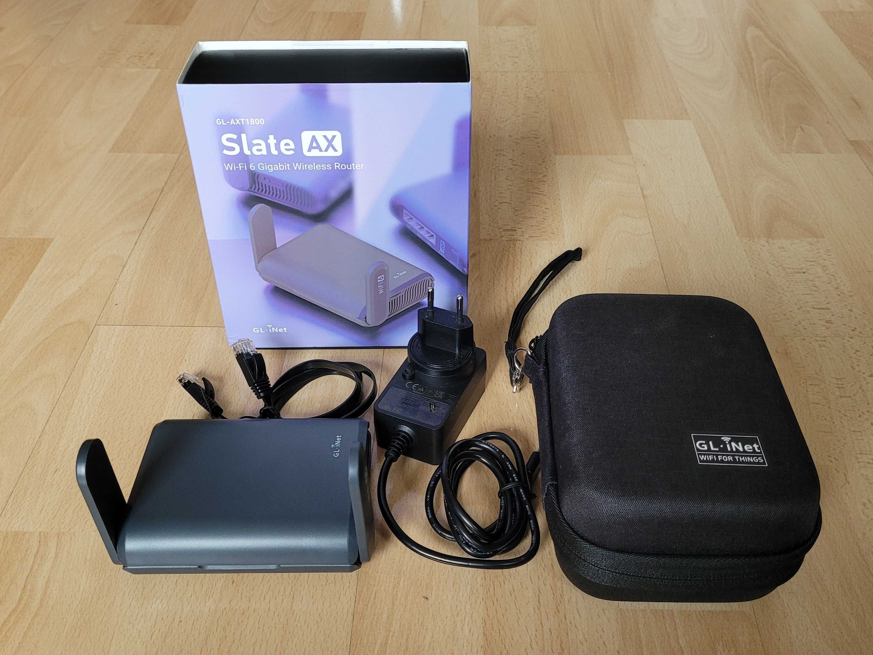 Router podróżny z etui Slate AX (GL-AXT1800) Wi-Fi 6 GB Travel Router