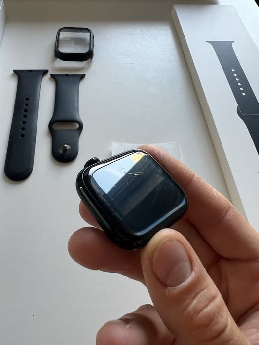 Apple Watch Series 7 45 mm Midnight Alu GPS