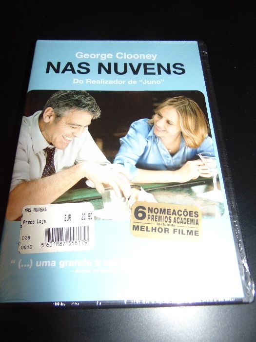 Filme NAS NUVENS com George Cloney DVD NOVO (72% desconto)