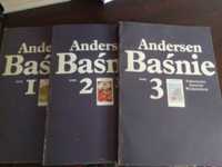 Zestaw 3 Tomów Baśni autor: Hans Christian Andersen  PIW 1885