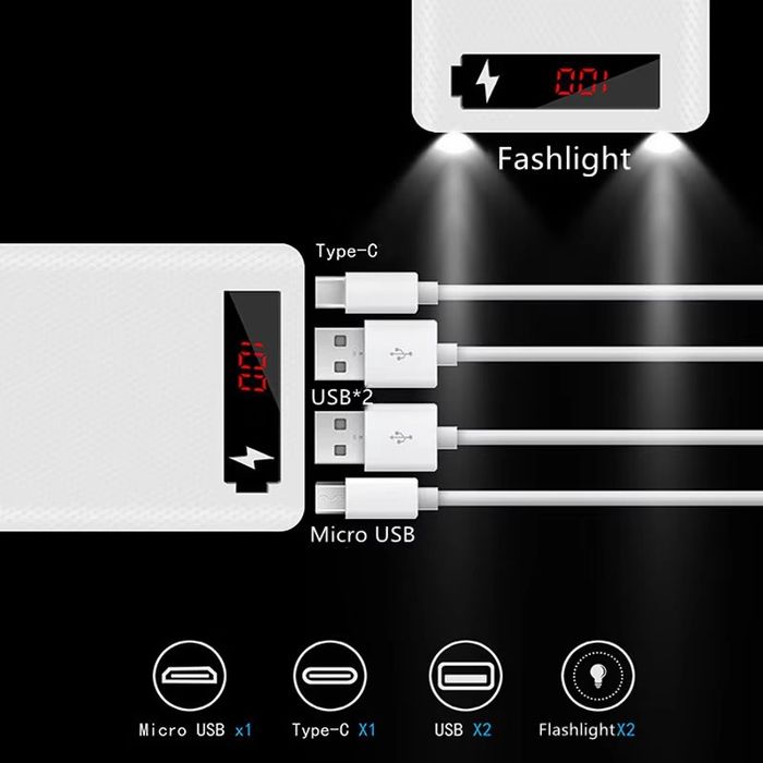Корпус повербанка 8х18650 Корпус PowerBank Павербанка плата Power Bank