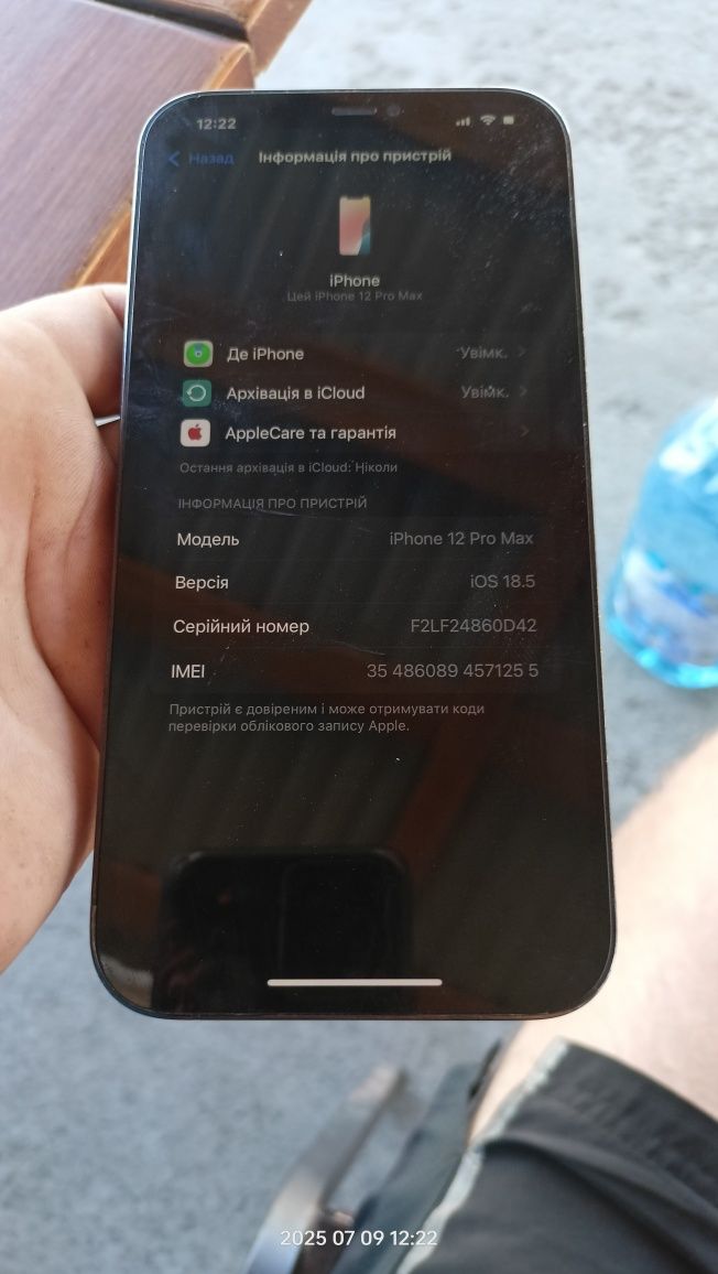Iphone 12 pro max 128