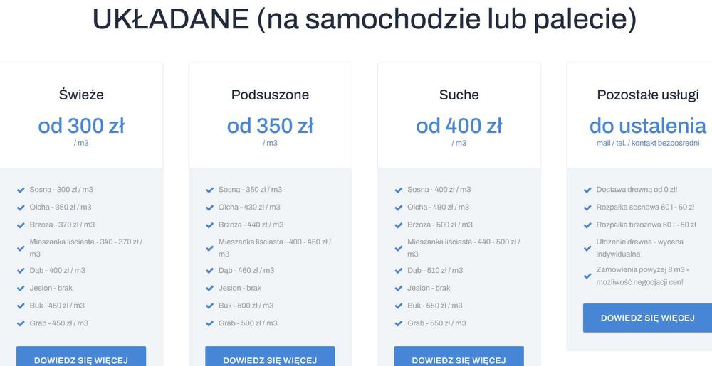 drewno kominkowe opałowe grab dąb brzoza Transport