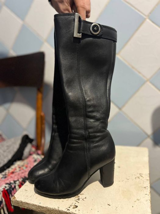 Сапоги теплые на худенькую ножку