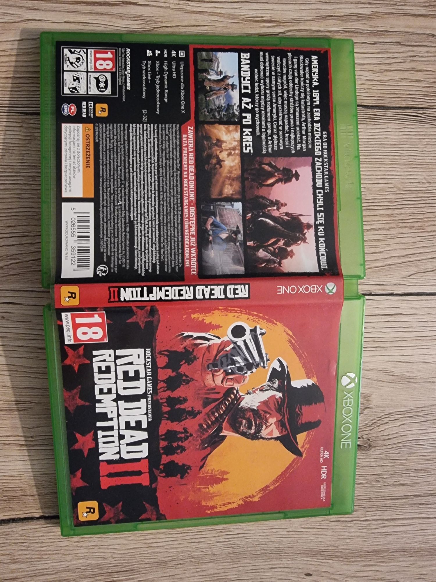 [Xbox One] Red Dead Redemption II steelbook + plastik + mapa + 2 płyty