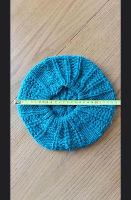 Turkusowy  beret