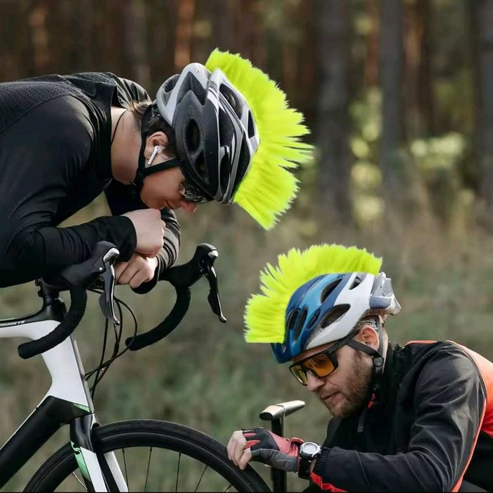 Włosy,irokez,pank,W30-B,dekoracja kasku, ozdoba,rzep, nowość design