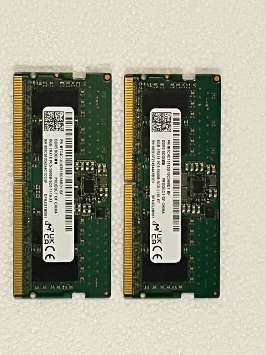 Pamięć RAM Micron DDR5 5600 MHz SO-DIMM 2×8 GB