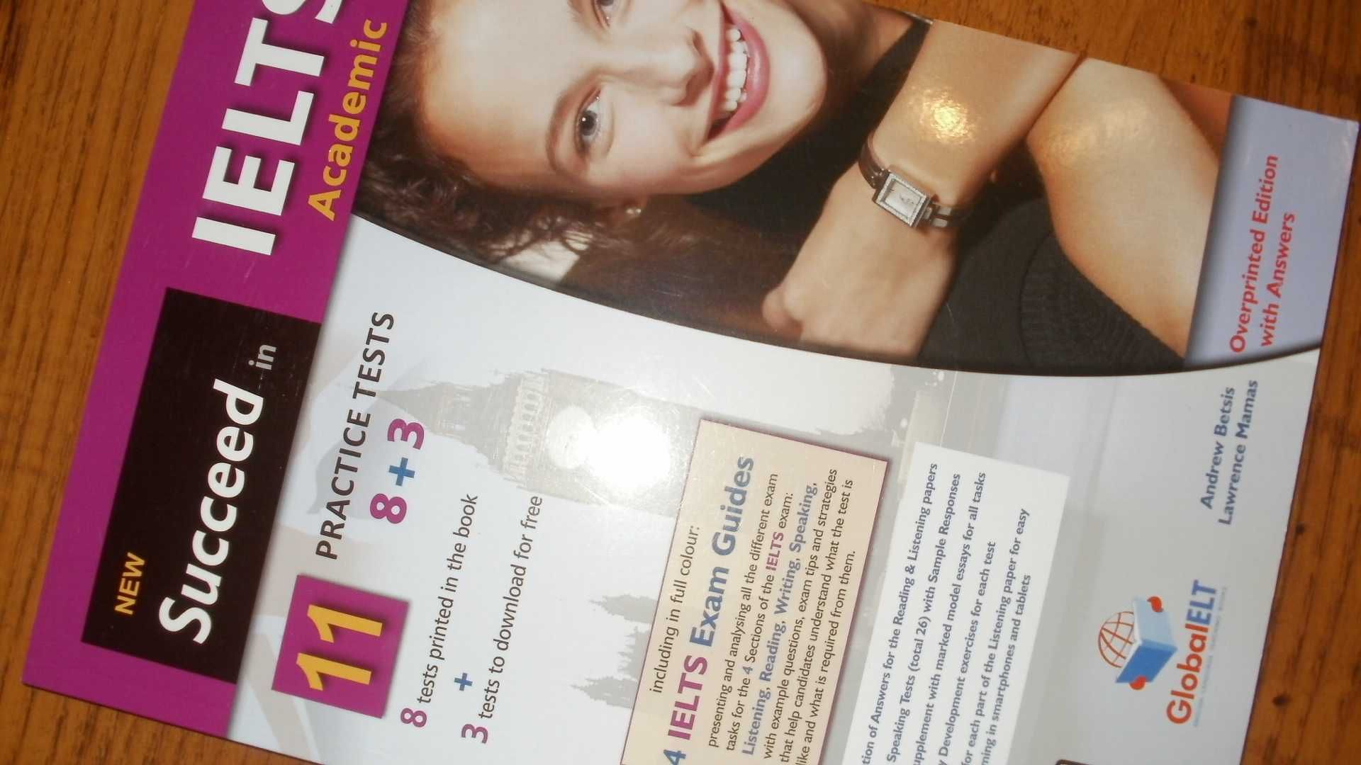 j. angielski- Succeed in IELTS Academic, English Grammar in Use i inne